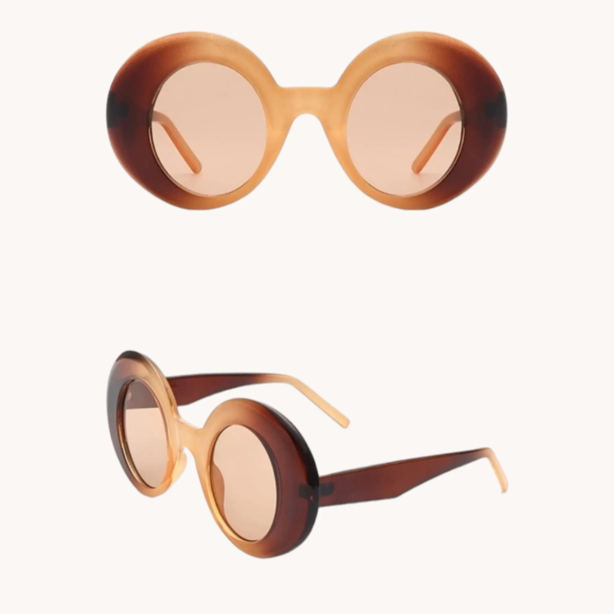 60s Style Shade - Brown
