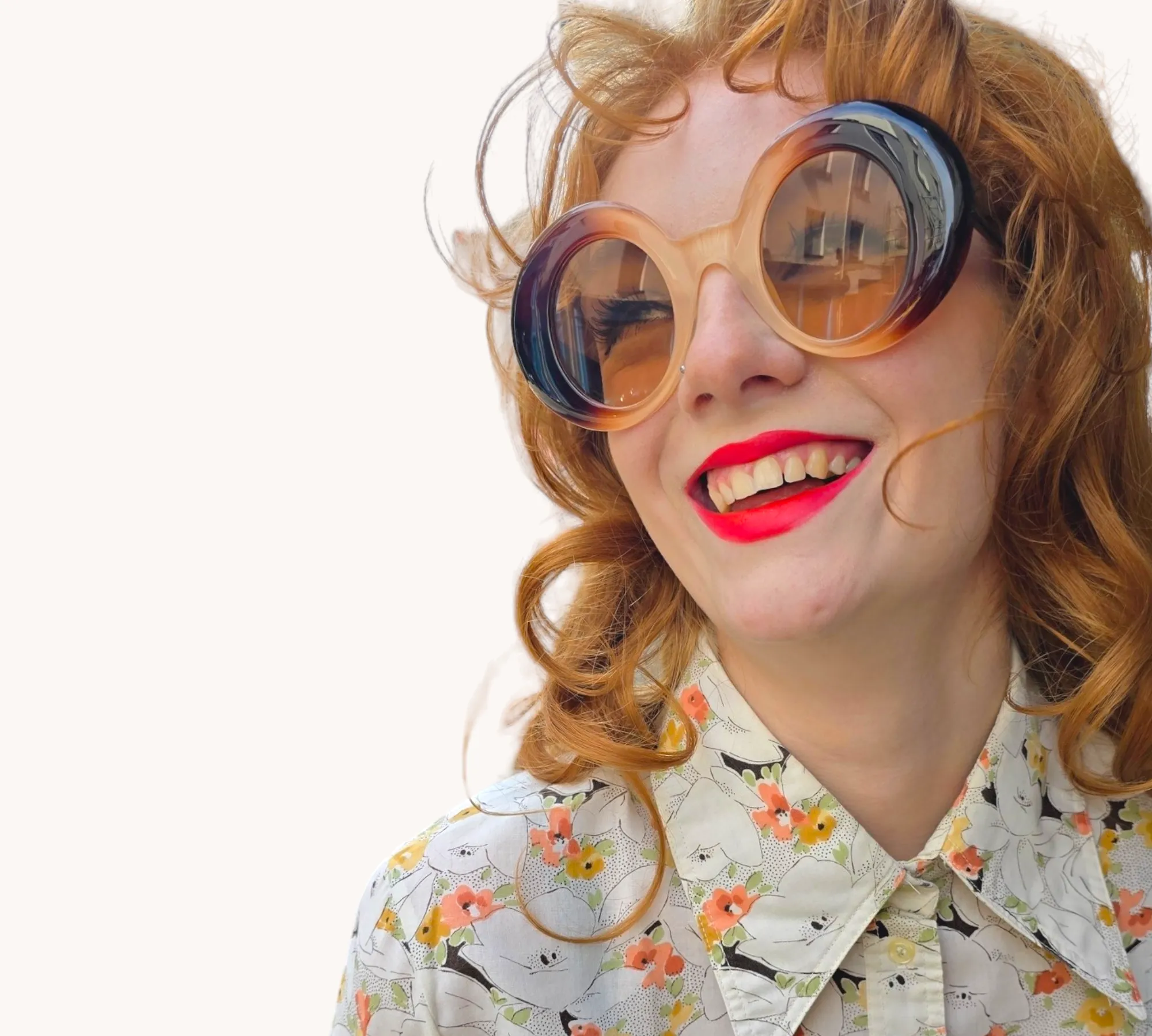 60s Style Shade - Brown