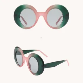 60s Style Shade -Pink/Green