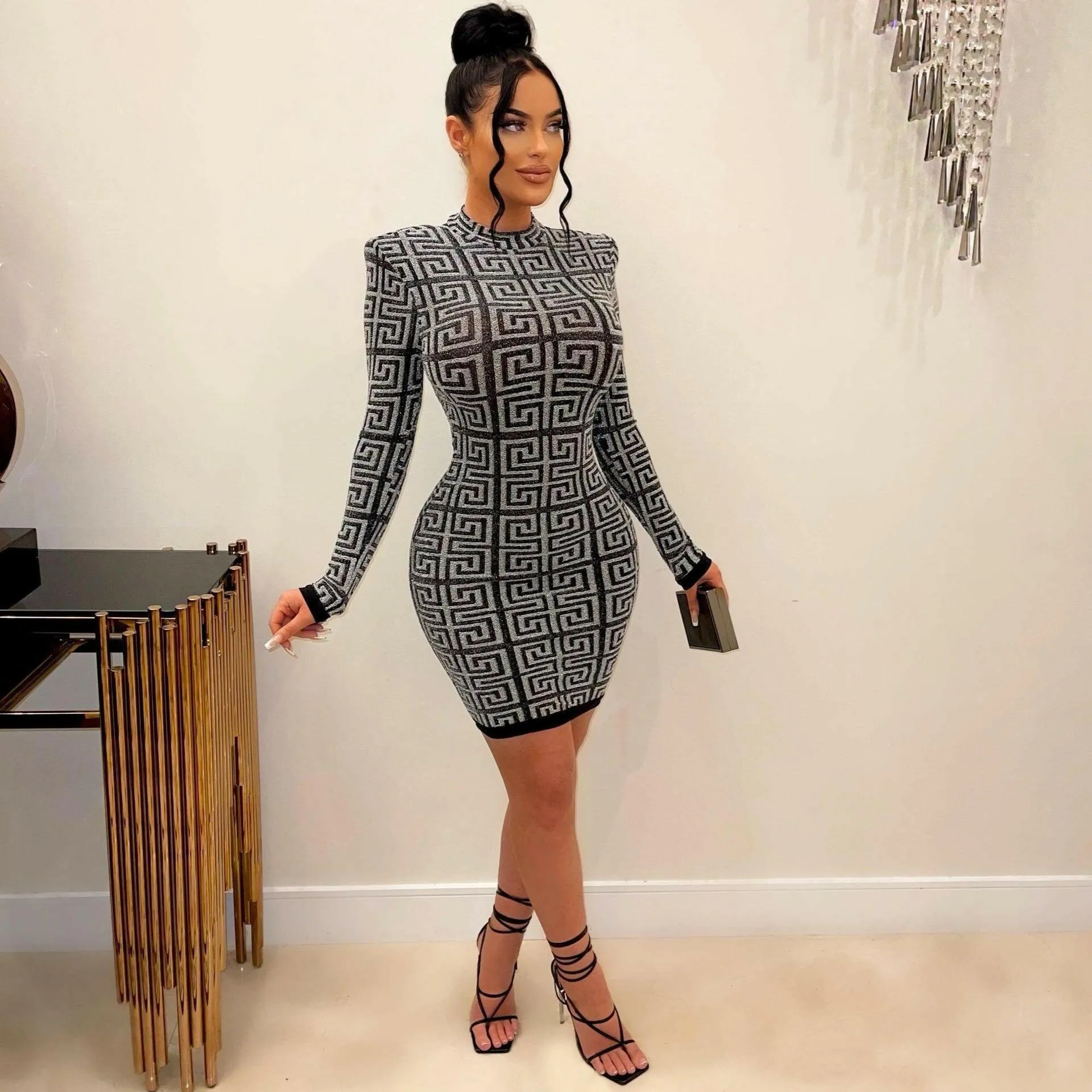 Aline tight knit sweater dress-FINAL SALE