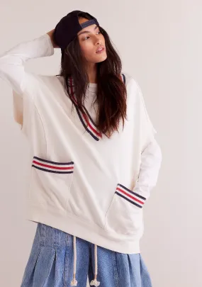 Free People Ivy Pullover Vest in Ivory Combo