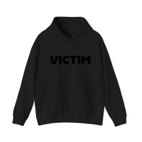 Funny 'VICTIM'   SURVIVOR Unisex Heavy Blend™ Hooded Sweatshirt - Casual Comfort for Everyday Wear