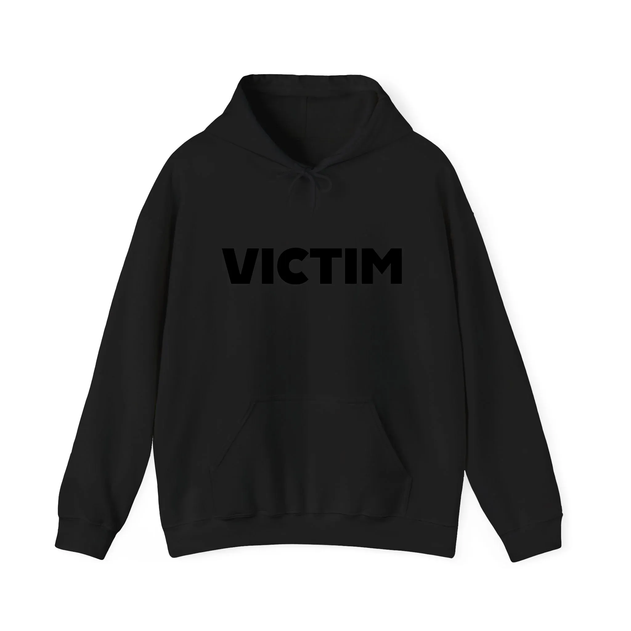 Funny 'VICTIM'   SURVIVOR Unisex Heavy Blend™ Hooded Sweatshirt - Casual Comfort for Everyday Wear