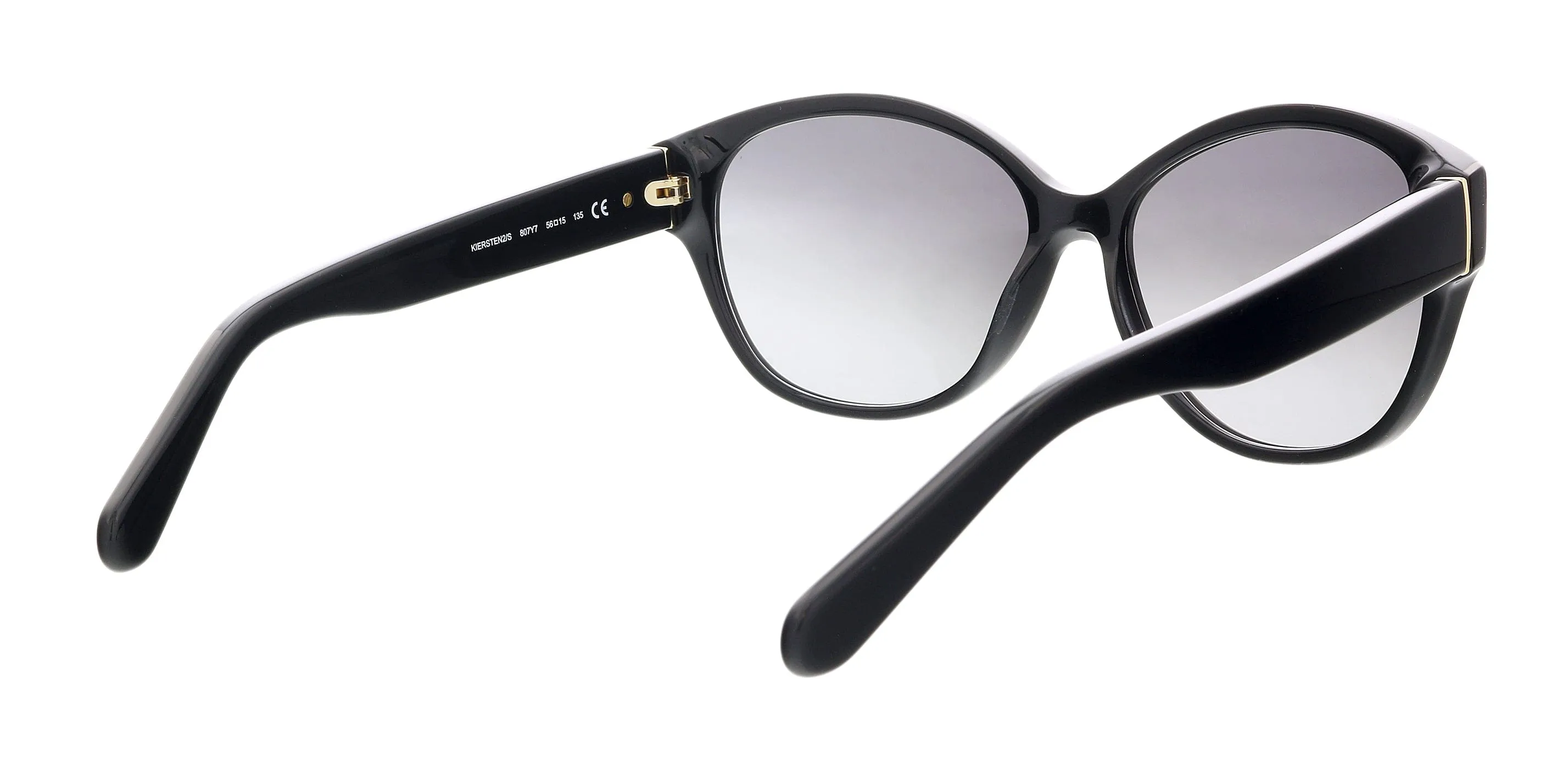 KATE SPADE KIERS2S 0807 Y7 Black Oval Sunglasses