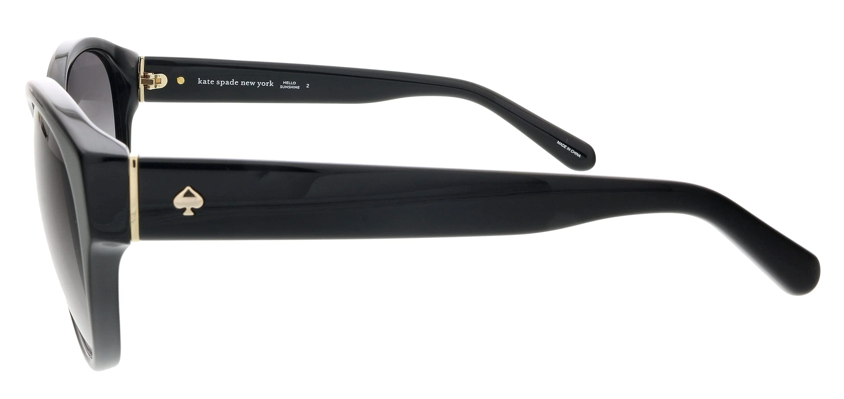 KATE SPADE KIERS2S 0807 Y7 Black Oval Sunglasses