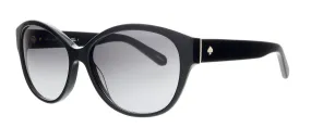 KATE SPADE KIERS2S 0807 Y7 Black Oval Sunglasses