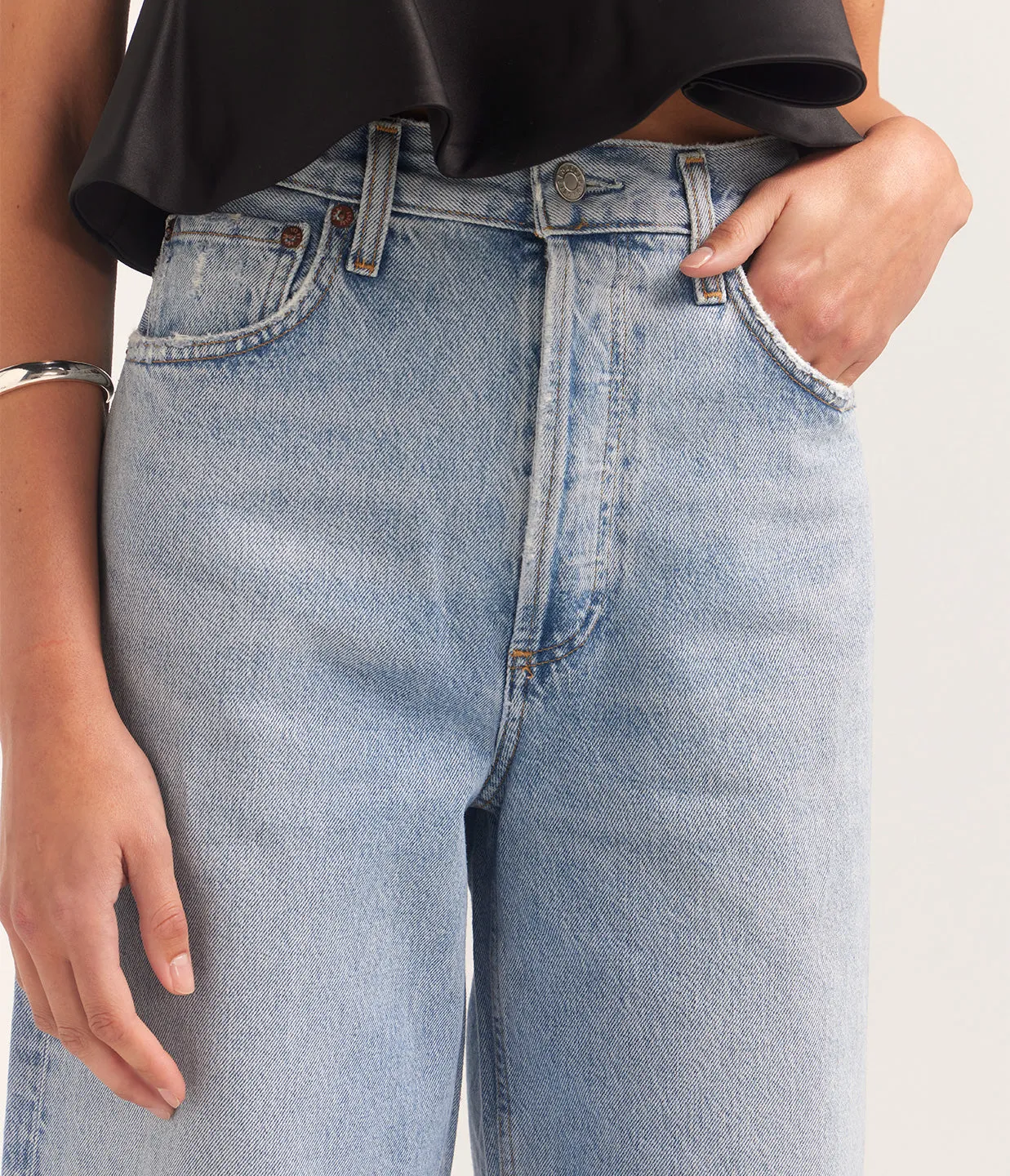 Low Slung Baggy Jean in Force