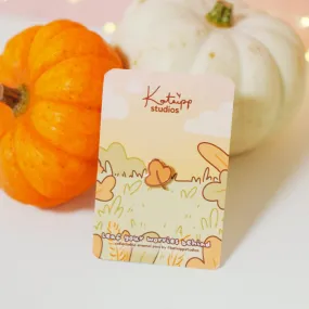Mini Autumn Leaf Enamel Pin | Kawaii Hard Enamel Fall Pin | Cozy Autumn Accessories
