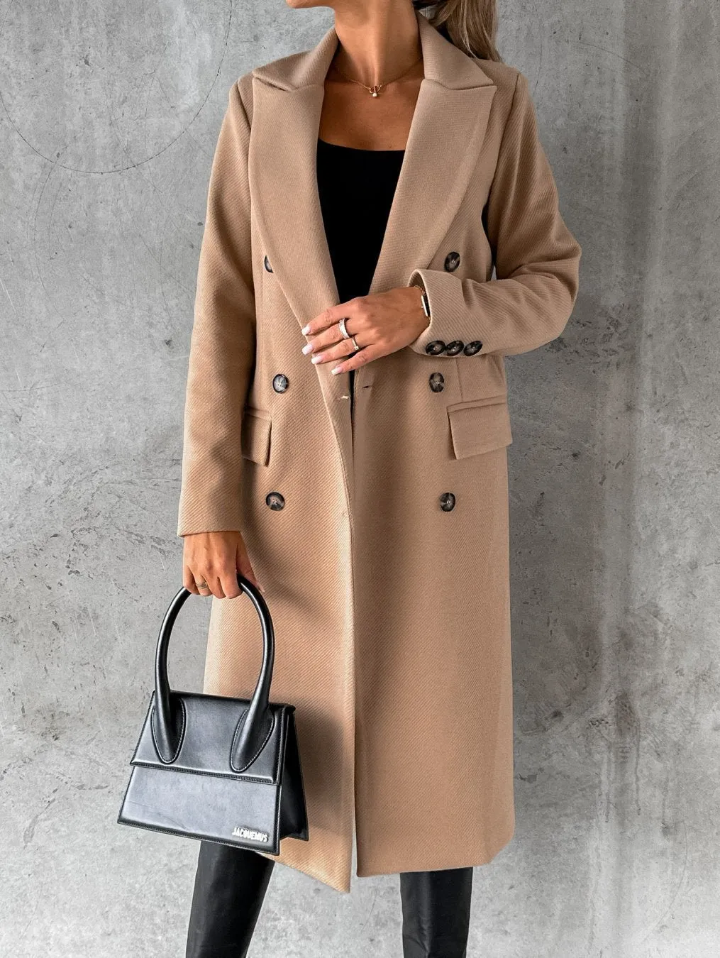 Miya - Elegant Double-Breasted Winter Coat