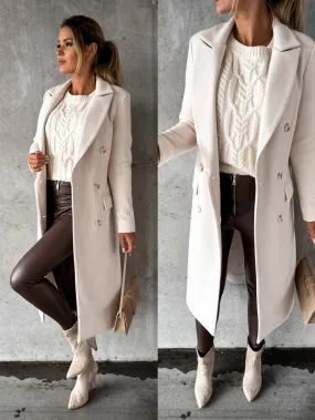 Miya - Elegant Double-Breasted Winter Coat