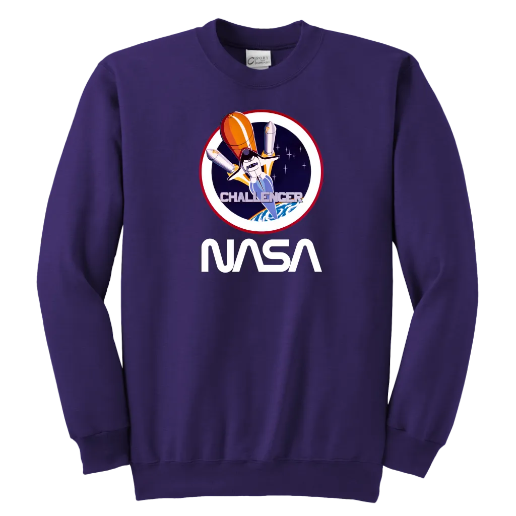NASA STS-8 Mission Patch Youth Sweatshirt