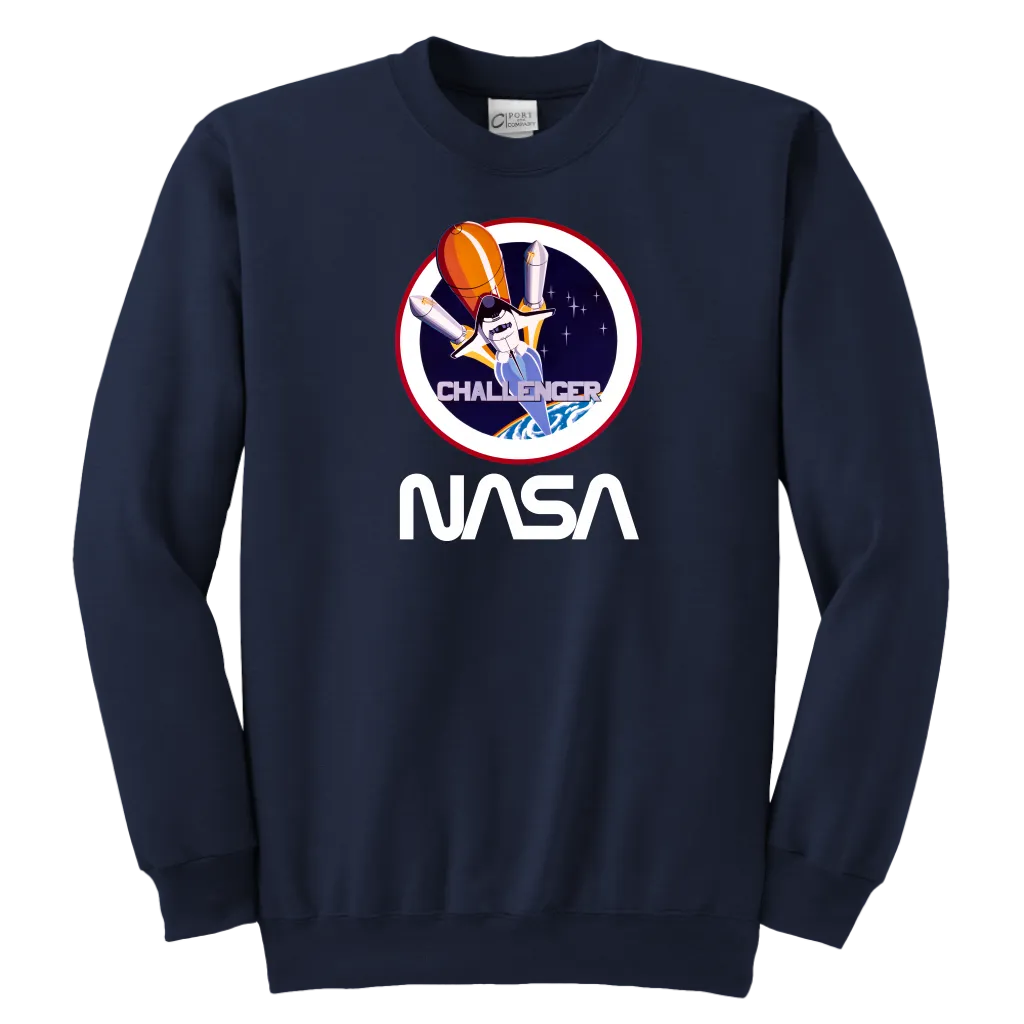NASA STS-8 Mission Patch Youth Sweatshirt