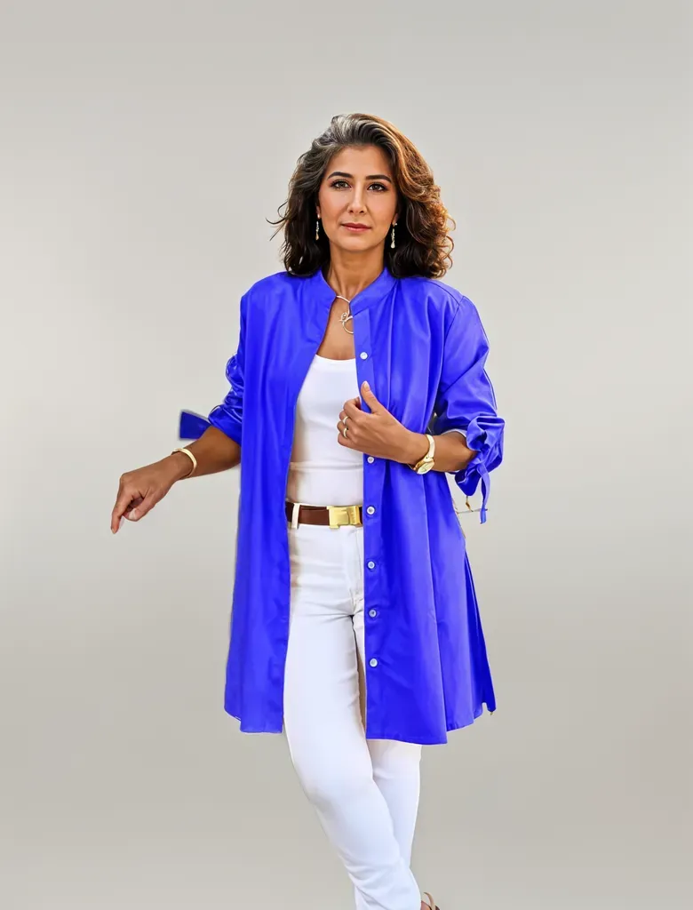 Nelly | Stylish Shirt Cardigan