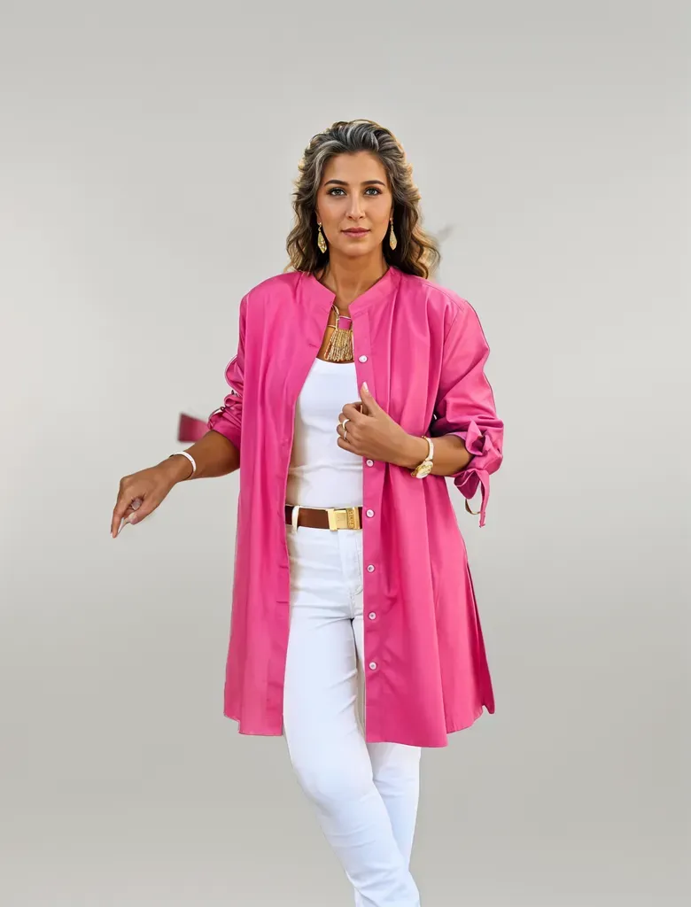 Nelly | Stylish Shirt Cardigan