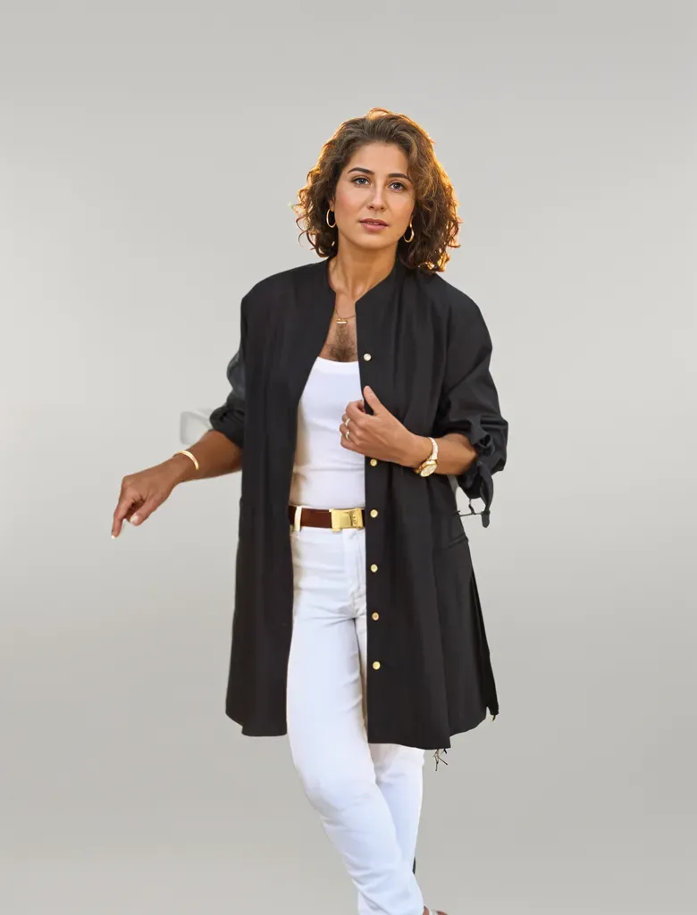 Nelly | Stylish Shirt Cardigan
