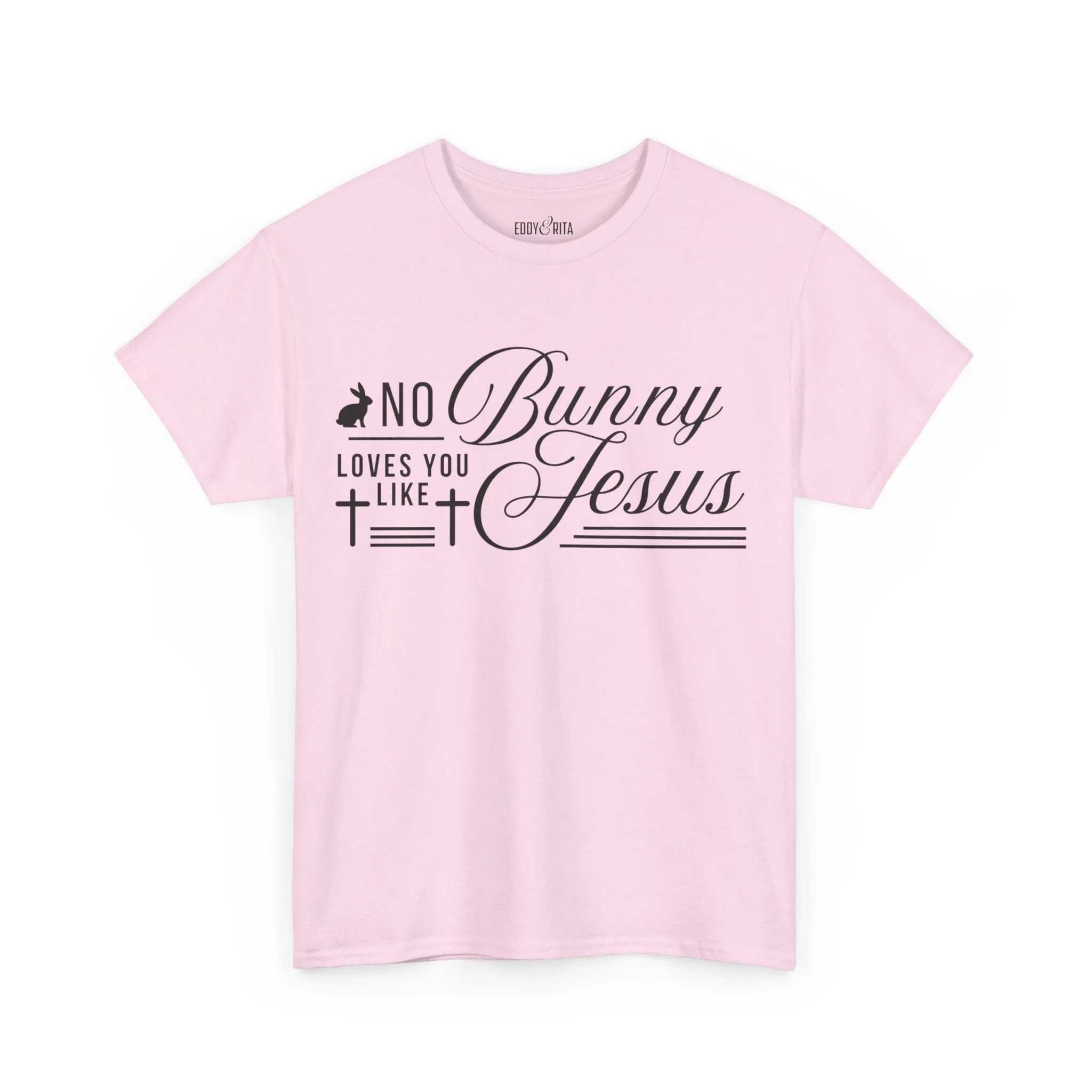 No Bunny Loves You Like Jesus Unisex Heavy Cotton Tee - Fun Easter Graphic Shirt