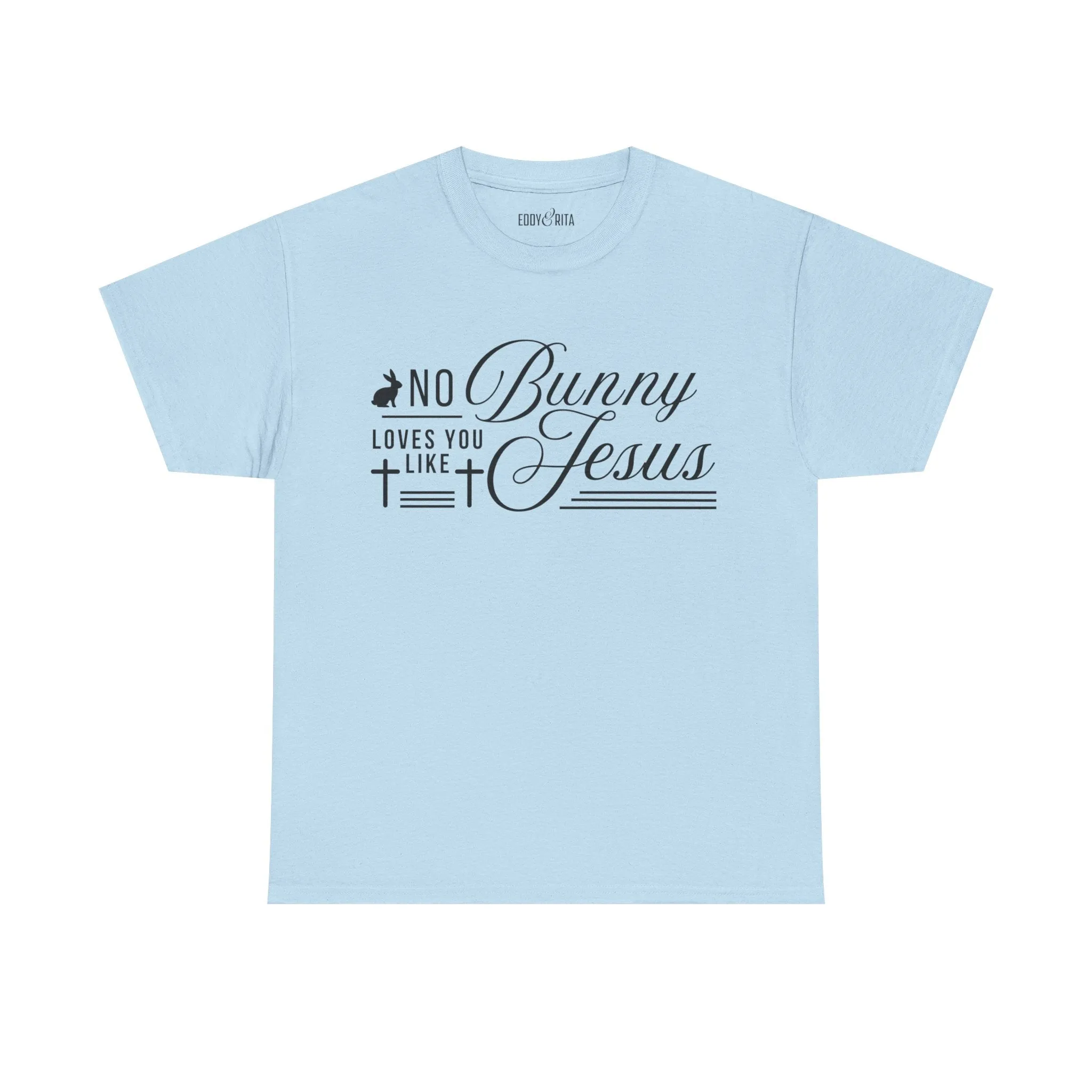 No Bunny Loves You Like Jesus Unisex Heavy Cotton Tee - Fun Easter Graphic Shirt