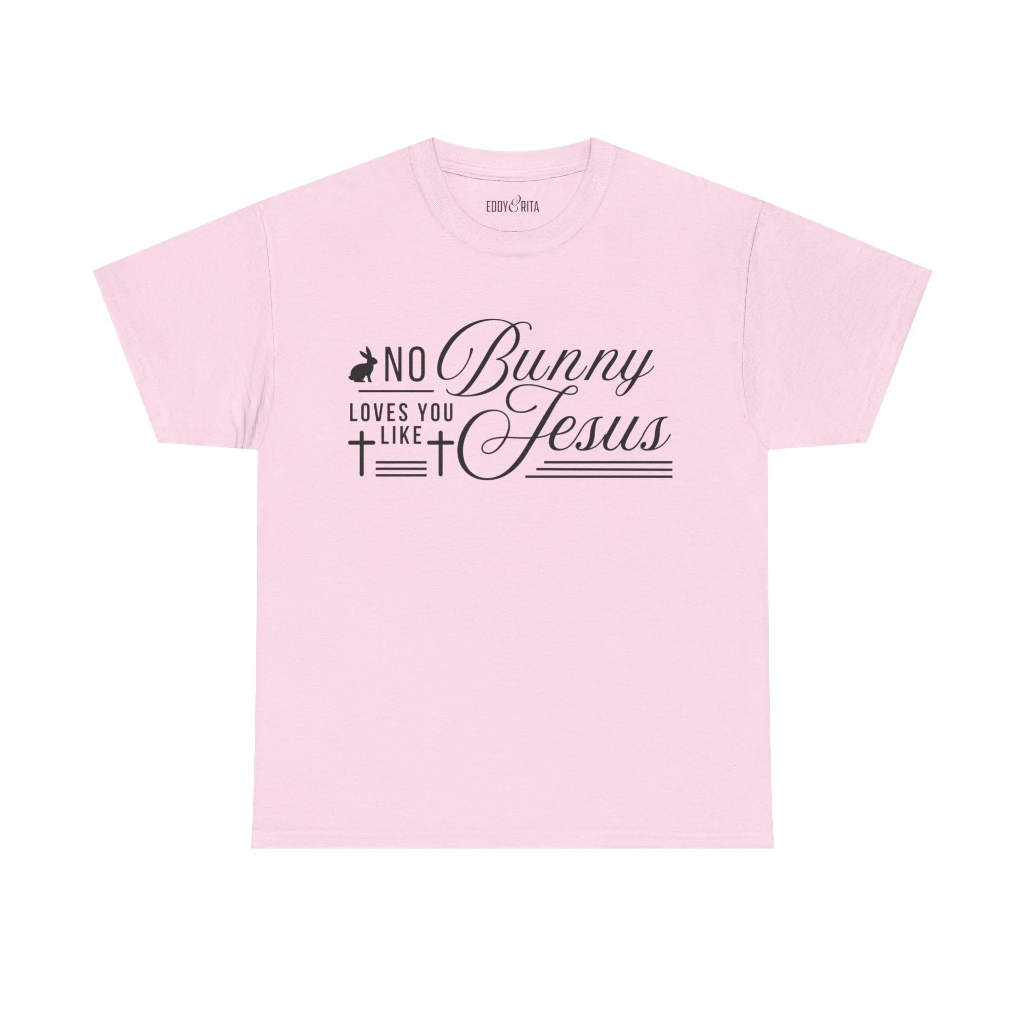 No Bunny Loves You Like Jesus Unisex Heavy Cotton Tee - Fun Easter Graphic Shirt