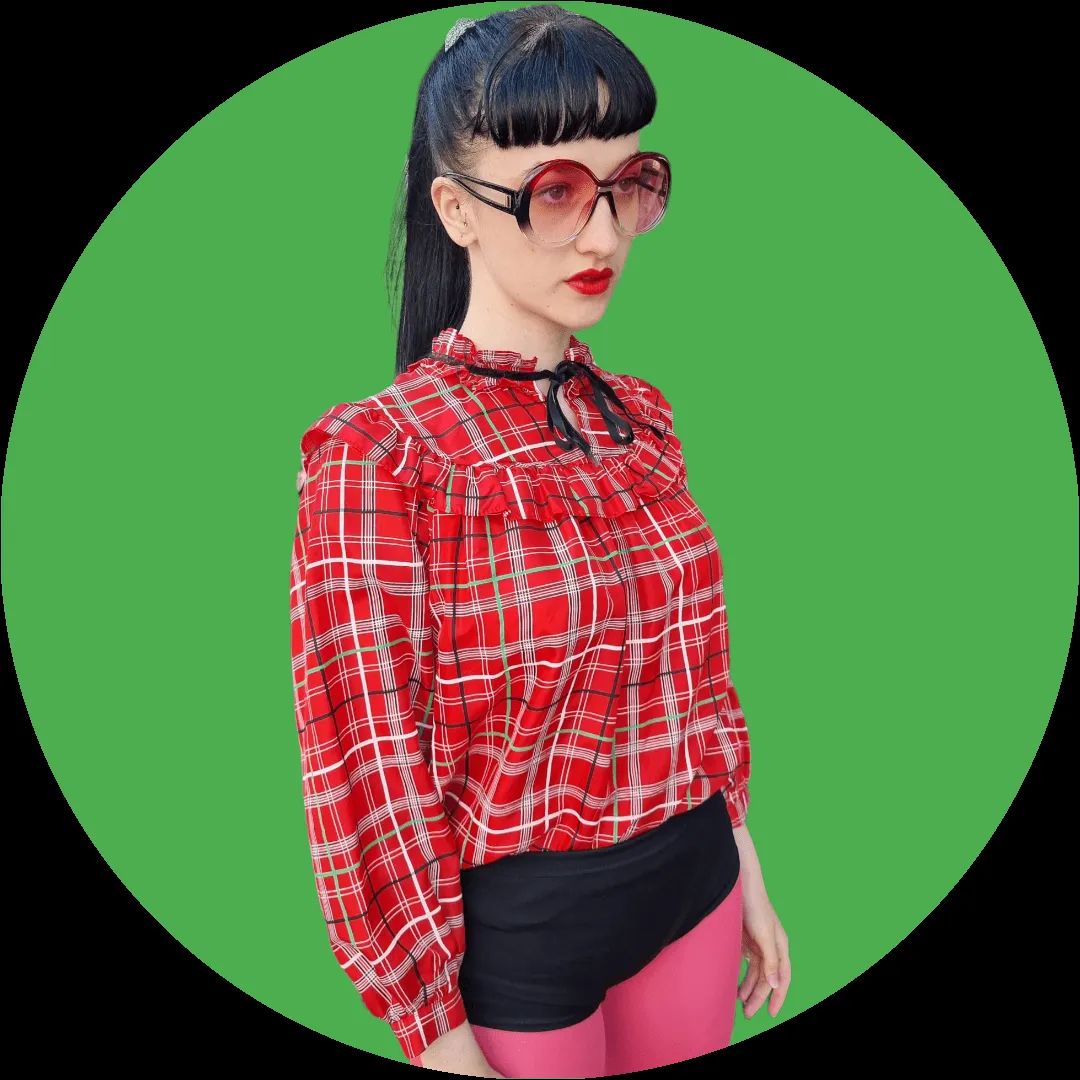 Oversized Retro Round Sunglasse