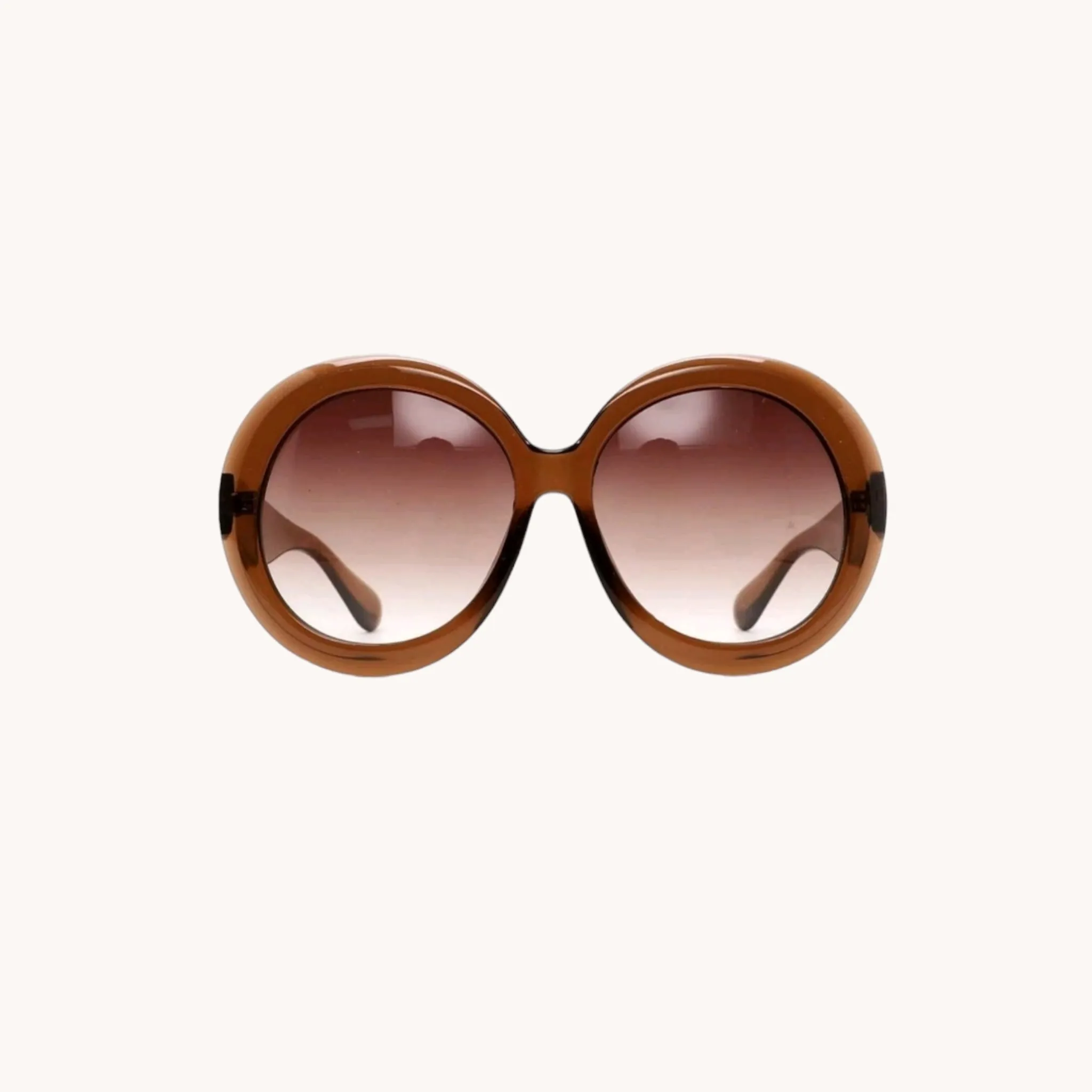 Oversized Round Shades Tea
