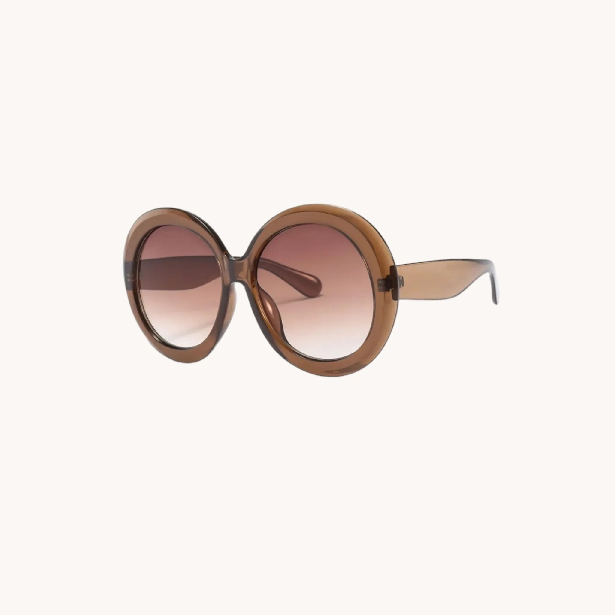 Oversized Round Shades Tea