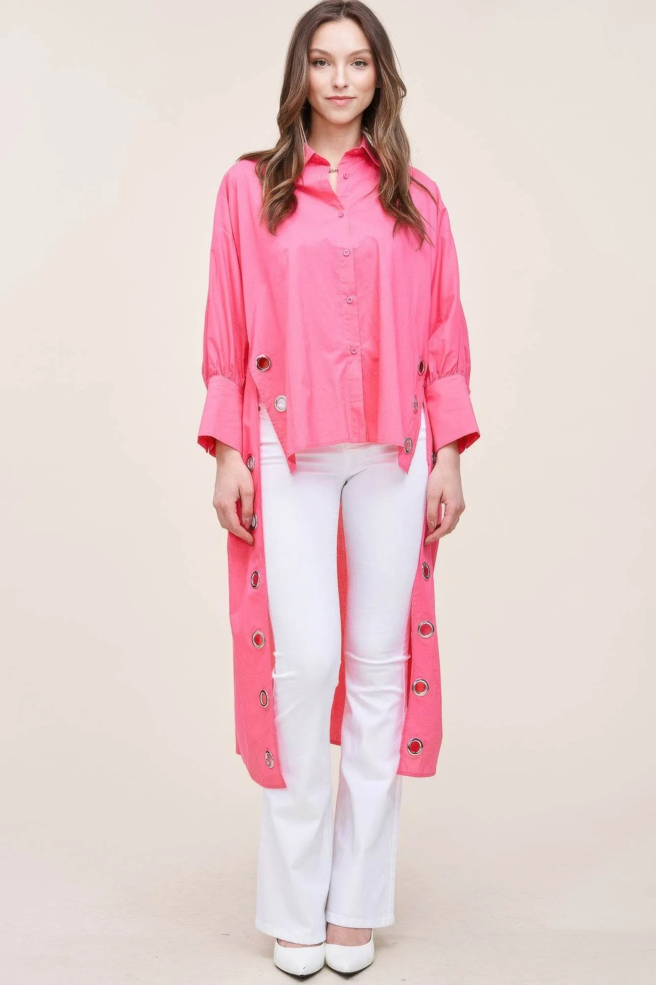 Oversized Shirt With Long Back