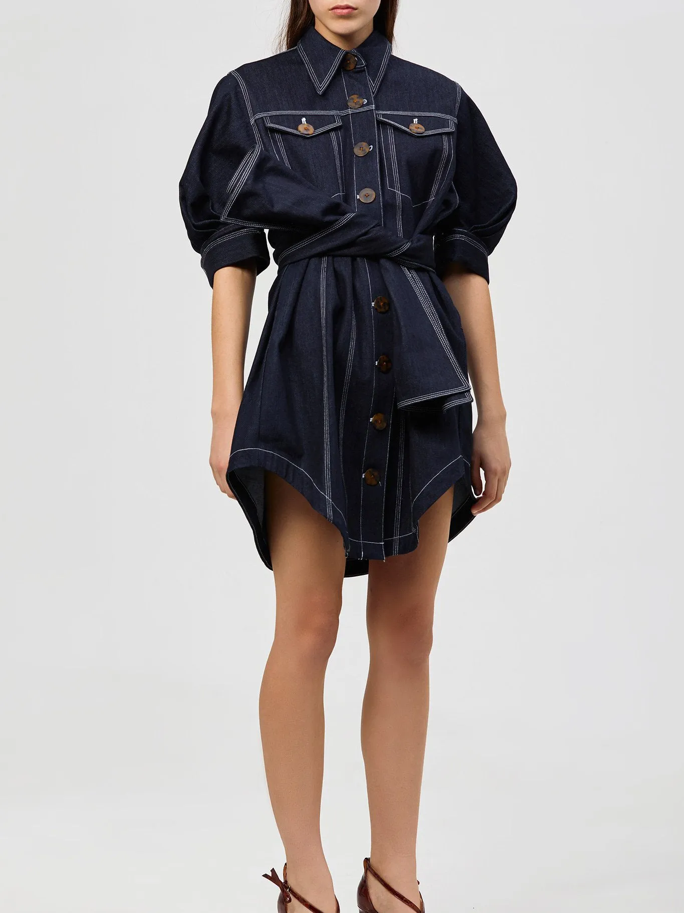 Priestly Denim Dress