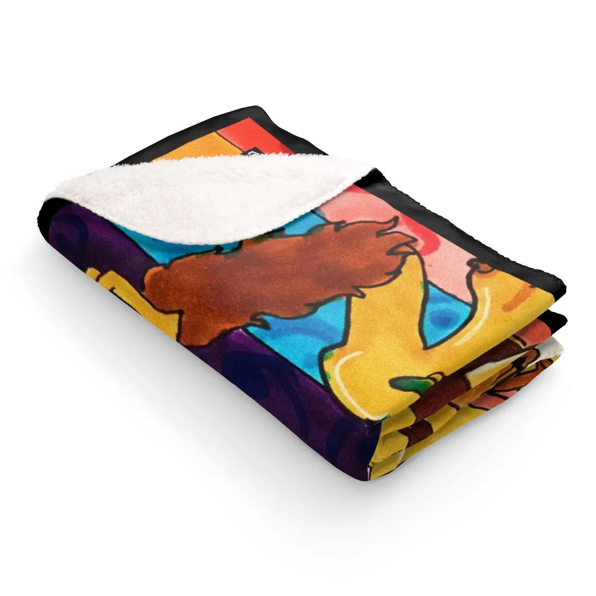 Sherpa Fleece Blanket - the Lesbian Hormone Monster