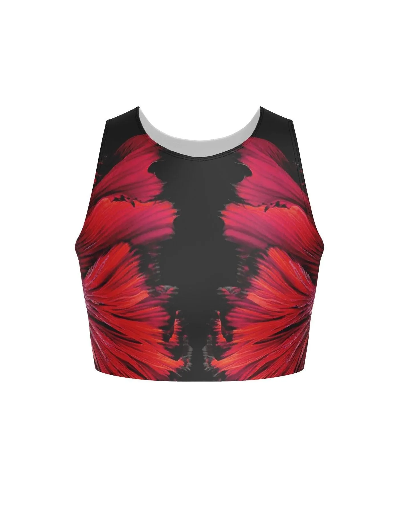 Vibrant Sleeveless Crop Top