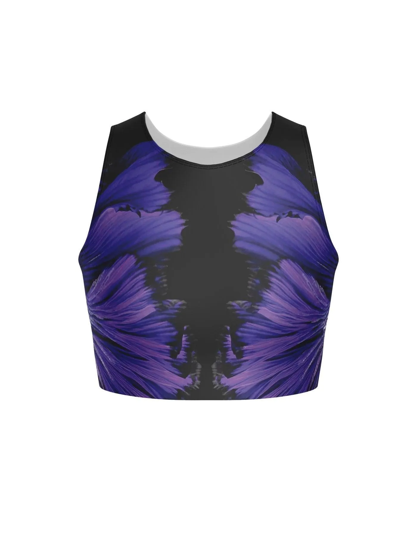 Vibrant Sleeveless Crop Top
