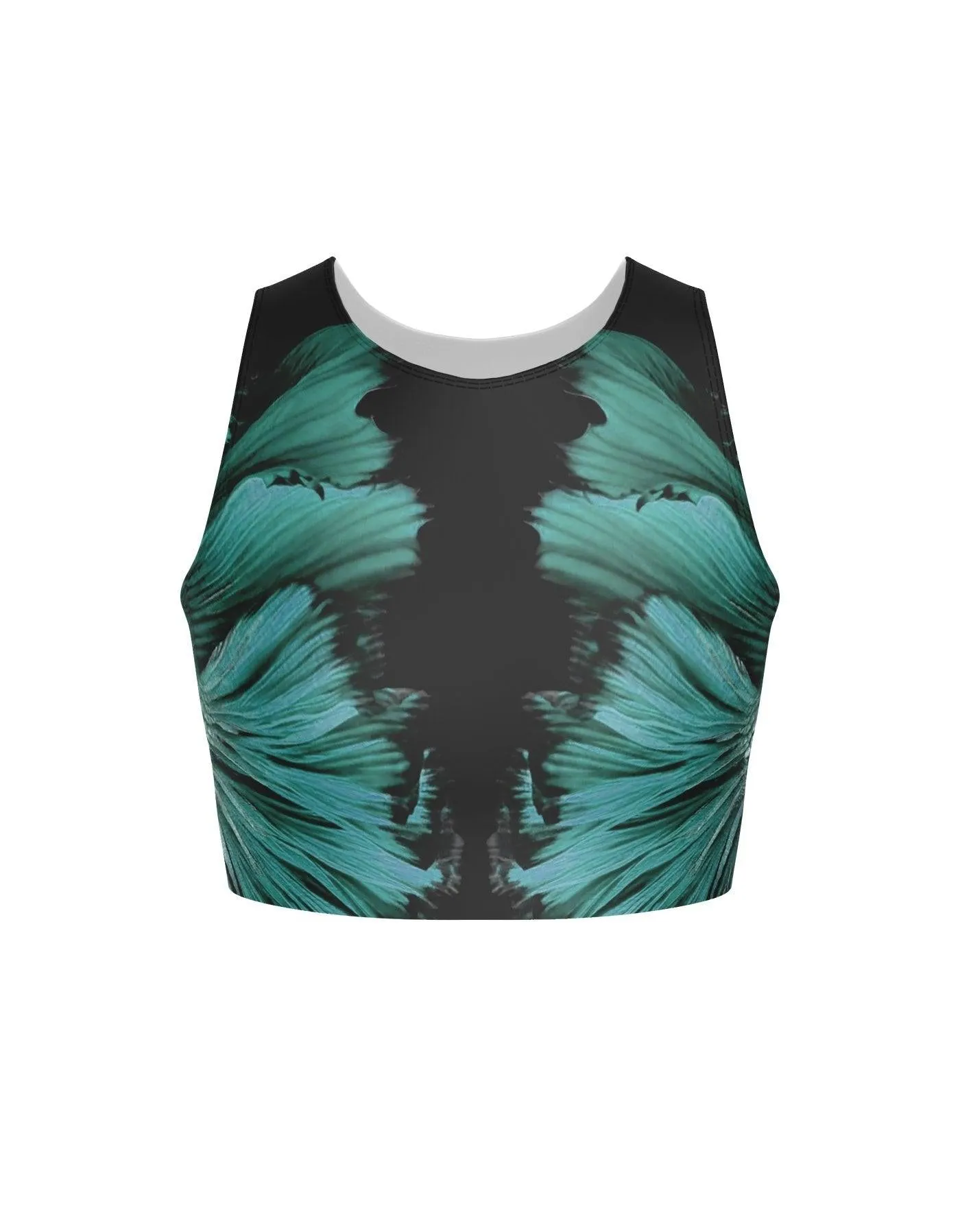 Vibrant Sleeveless Crop Top