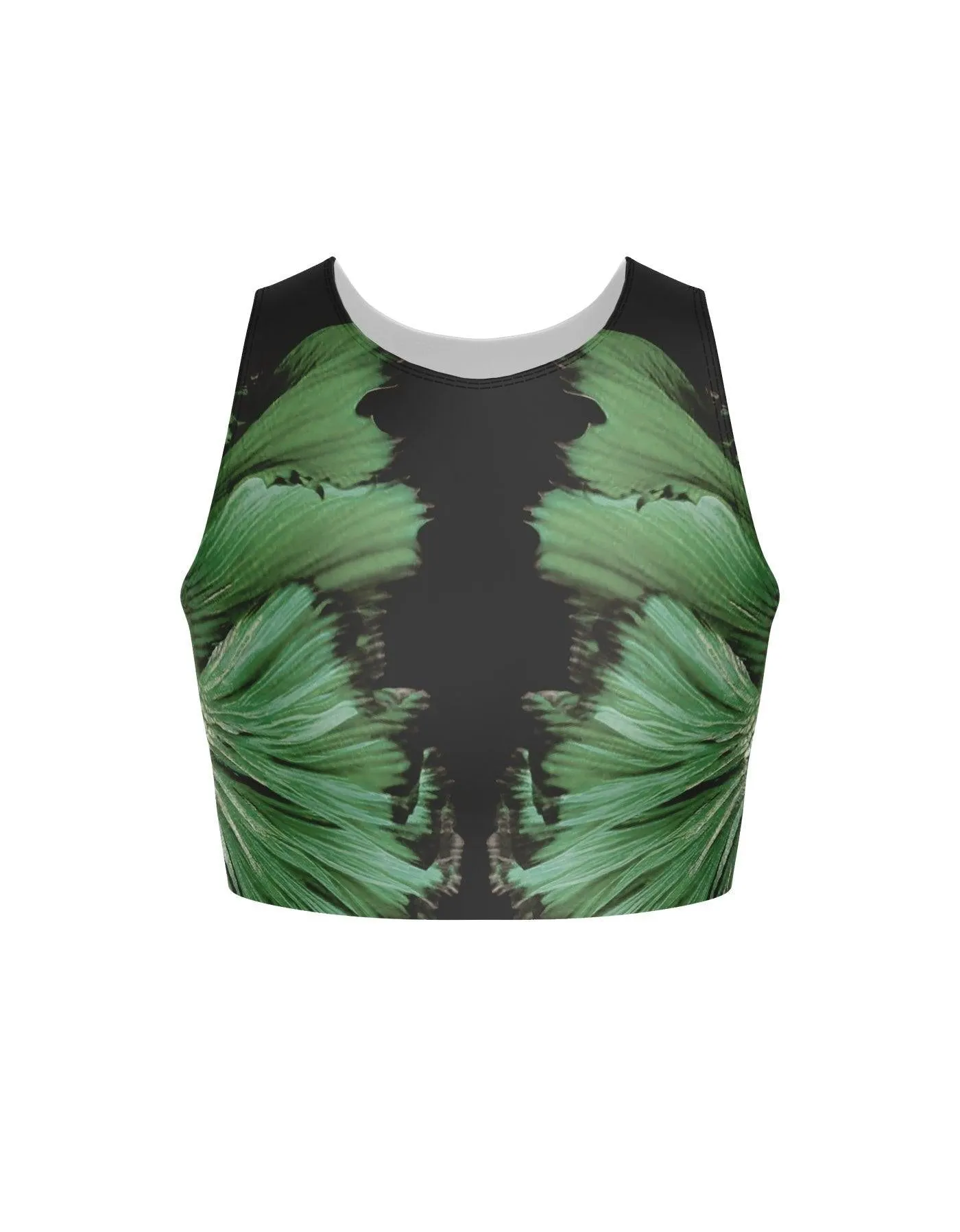 Vibrant Sleeveless Crop Top