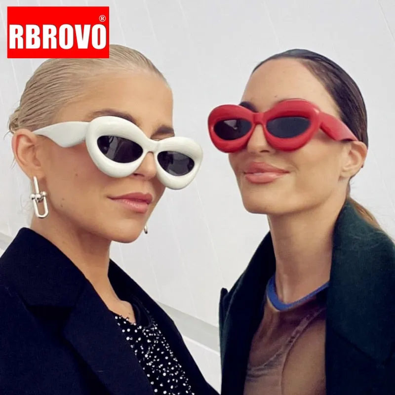 Vintage Sunglasses Women Oversized Glasses Men Fashion Punk