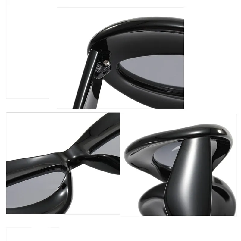 Vintage Sunglasses Women Oversized Glasses Men Fashion Punk